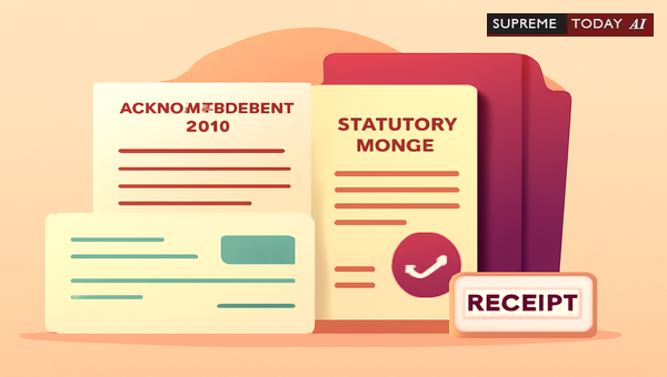 NI Act Section 138: Why Absence of Acknowledgment Card Renders Your Complaint Defective
