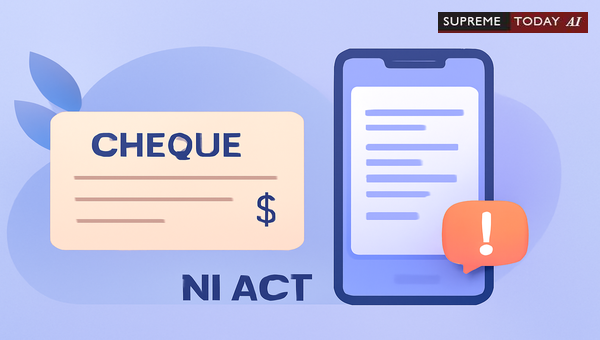 Service of Court Notice and WhatsApp Demand Notices in NI Act Section 138 Cheque Bounce Cases