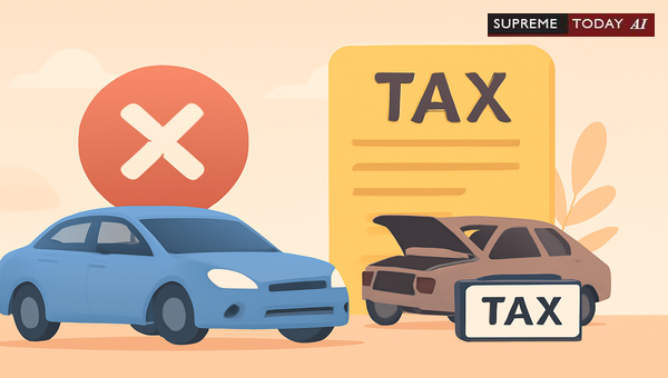 No Road Tax on Scrapped or Demolished Vehicles: Court Rulings