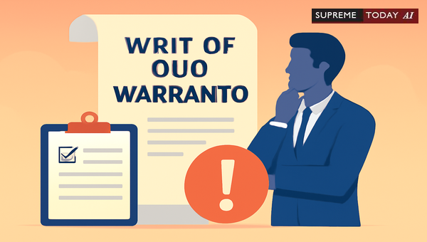 Maintainability of Quo Warranto Petitions by Non-Applicants in Public Appointments