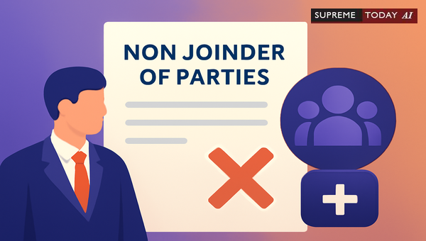 Consequences of Non-Joinder of Necessary Parties under Order 7 Rule 11 CPC for Plaint Rejection
