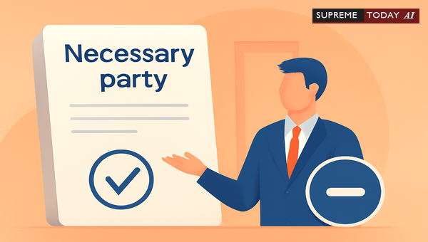 Can Non-Joinder of Necessary Parties Lead to Plaint Rejection Under Order VII Rule 11 CPC?