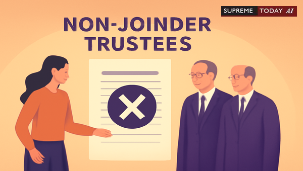 When Non-Joinder of Trustees Fatal to Civil Suits: CPC Principles and Judicial Precedents