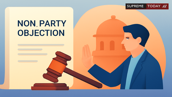 Non-Party Objections in Decree Execution: Procedural Compliance under Order 21 CPC