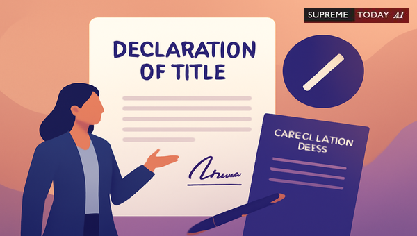 Non-Parties Challenging Titles: Eliminating Document Cancellation and Additional Court Fees