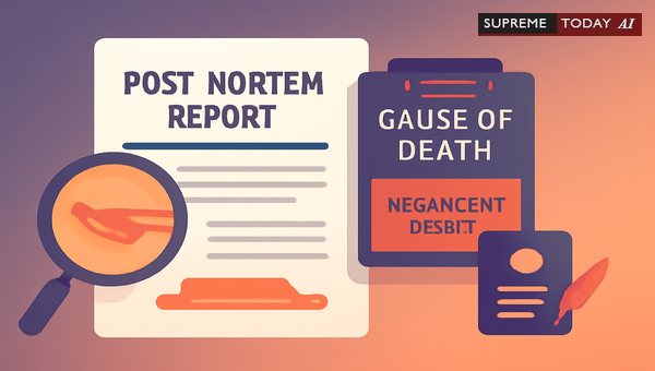 Impact of Non-Production of Post-Mortem Reports in Section 304A IPC Negligence Cases