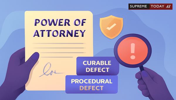 Is Non-Production of Power of Attorney at Filing a Curable Procedural Defect in Indian Courts