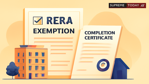Do Non-RERA Real Estate Projects Legally Mandate a Completion Certificate for Occupancy?
