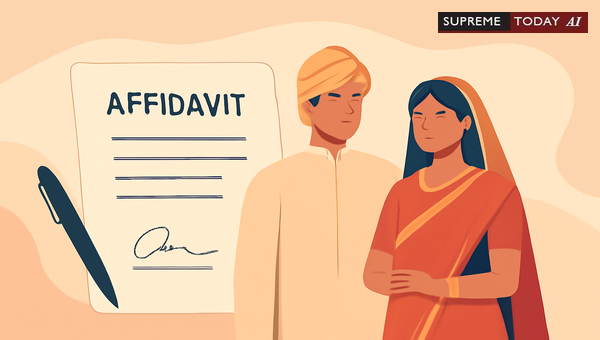 Does a Notarized Marriage Affidavit Hold Legal Validity Under Indian Personal Laws?