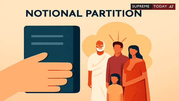 Applying Notional Partition in Hindu Succession: Determining Coparcenary Shares Before Actual Division