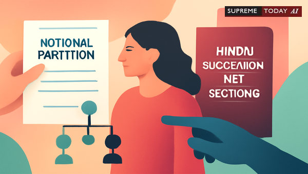 Notional Partition Under Section 6 of the Hindu Succession Act: Judicial Perspectives