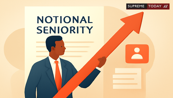 Notional Seniority in Indian Service Law: Principles and Judicial Applications for Employment Disputes
