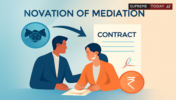 Do Benefits From Mediated Agreements Require Restitution Upon Contract Novation?