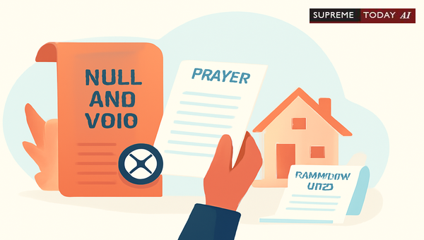 Declaring Null and Void Property Documents: Avoiding Unnecessary Reconveyance Prayers