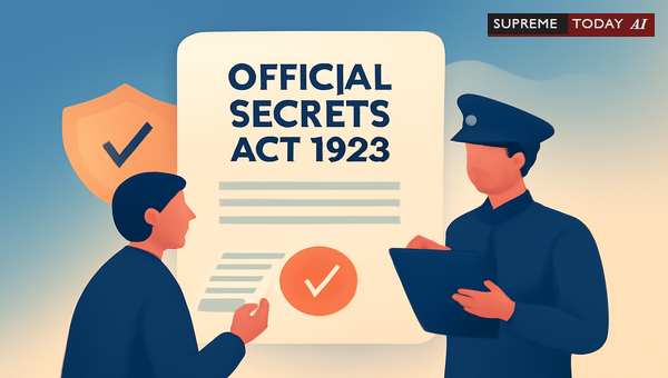 Prosecution Authorization Requirements for Official Secrets Act 1923 Complaints