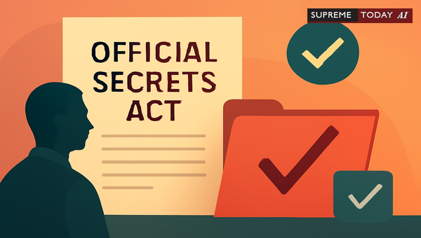 Official Secrets Act: Complaint & Sanction for Cognizance