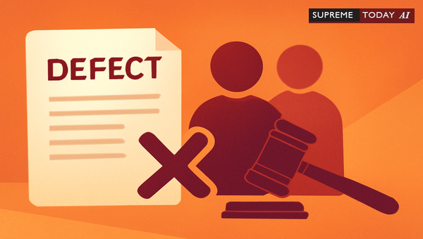 Does Omission of Claim Part Constitute a Formal Defect Under Order 23 CPC?