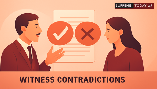 Omission vs. Contradiction in Witness Testimony: Assessing Materiality and Judicial Discretion