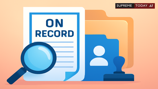 On Record vs In Record: Evidentiary Presumptions in Official Revenue and Court Proceedings