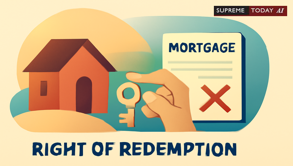 Once a Mortgage Always a Mortgage Doctrine: Supreme Court Ruling on Redemption Rights