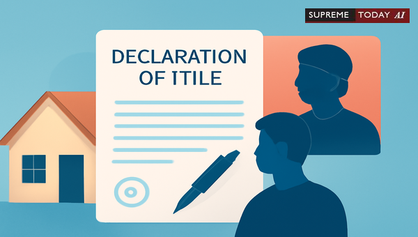 Establishing Property Ownership via Opponent Admissions in Declaration of Title Suits
