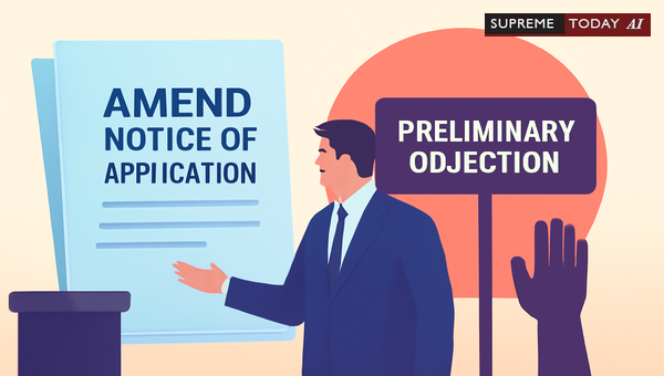 Challenging Late Notice Amendments Following Preliminary Objections in Court