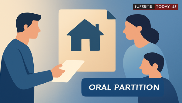 Oral Partition Validity in India: Why Third Parties Cannot Claim Exclusive Property Rights