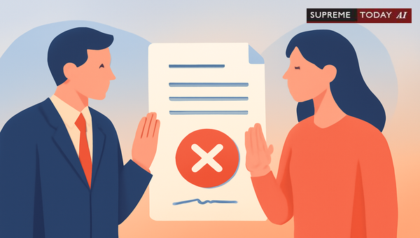 Admissibility of Oral Witness Testimony Denying Document Signature Without an Affidavit