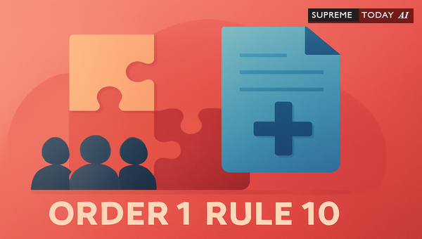 Order 1 Rule 10 CPC Applications: Strategies for Preventing Multiplicity of Suits