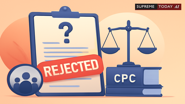 When Plaint Rejection Under Order 7 Rule 11 CPC on Limitation Grounds is Prohibited
