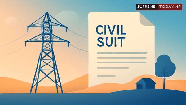 Challenging Order 7 Rule 11 Plaint Rejections in Electric Transmission Tower Compensation Suits