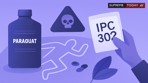 Proving Paraquat Poisoning in Murder Trials: Evidence, Circumstantial Proof, and IPC Sections