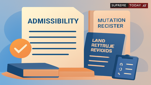 Admissibility of Parat Sarkar in Land Disputes: Judicial Precedents and Requirements