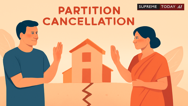 Impact of Partition Order Cancellation on Wife's Sold Share in Hindu Succession Law