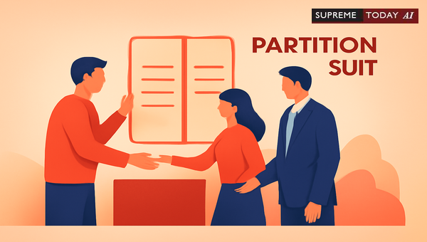 Maintaining Partition Suits: Threshold for Joint Possession and Evidentiary Requirements