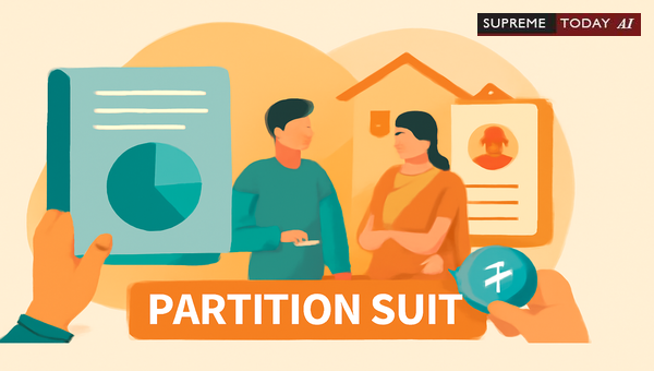 Does Distant Residence Affect Court Fees in Hindu Joint Family Partition Suits?