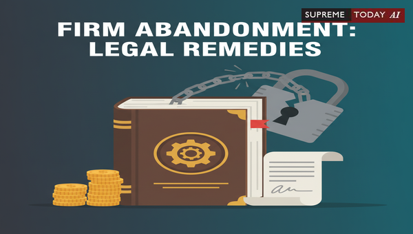 Partner Abandons Firm Without Notice: Legal Remedies
