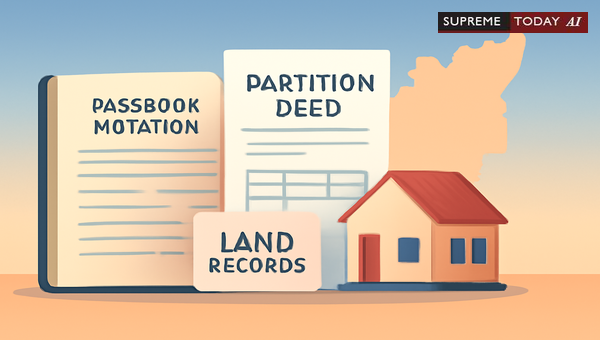 Time Limits for Updating Patta Pass Book Entries After Partition Deed Execution