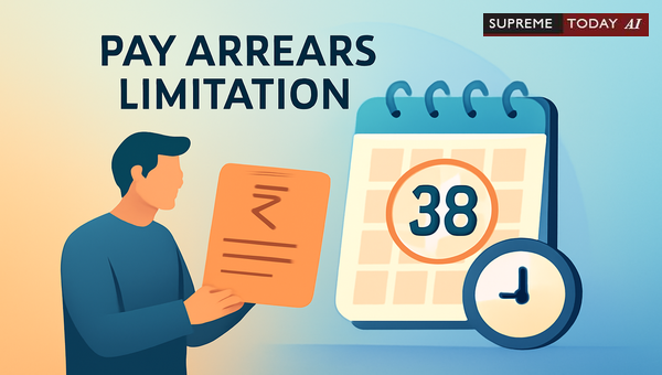 Supreme Court and High Court Norms Limiting Salary Arrears to 38 Months in Service Matters