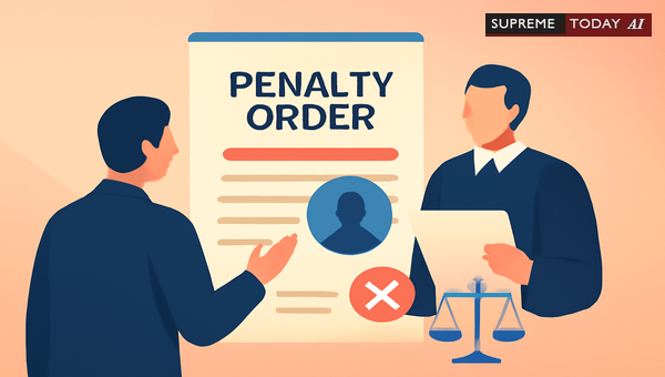Invalidity of Penalty Orders Lacking Reasons: Legal Mandates for Administrative Fairness