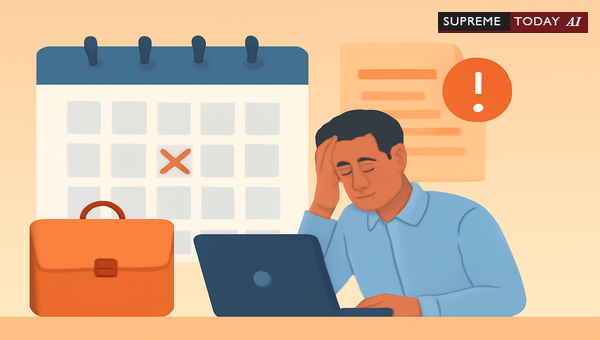 Is Absence During a Pending Leave Application Considered Unauthorized in Indian Employment Law