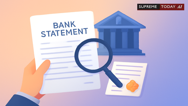 When Are Peons Prohibited from Tendering Bank Statements as Evidence in Court Records?