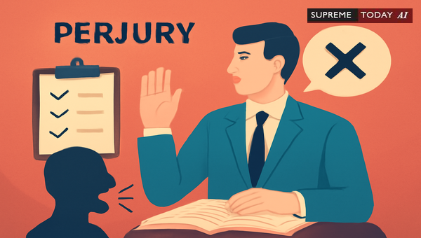 Perjury Liability for Lawyers: Effect of Client Instructions Without Personal Affirmation