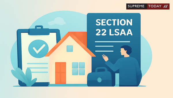 Permanent Lok Adalat Jurisdiction under Section 22 LSAA for Real Estate Disputes