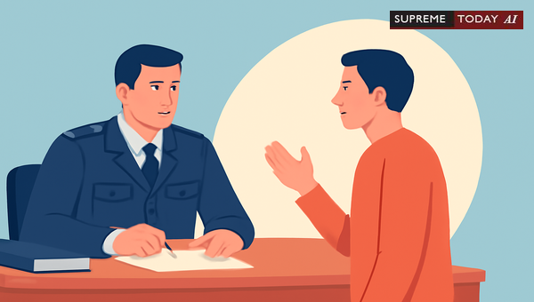 Permissible Scope for Asking Questions to a Gazetted Officer in Administrative Proceedings