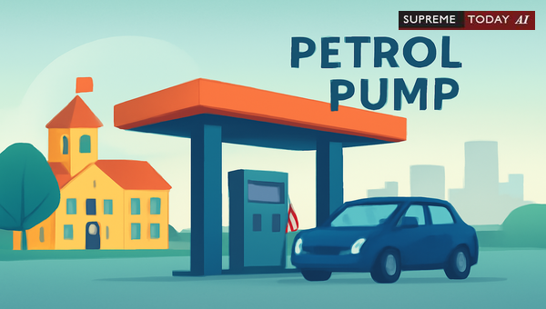 Can Petrol Pump Operations Near Schools Be Stopped If All Statutory Approvals Are Valid?