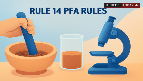 Validity of Manual Homogenization of Supari Samples Under PFA Rule 14 Jurisprudence