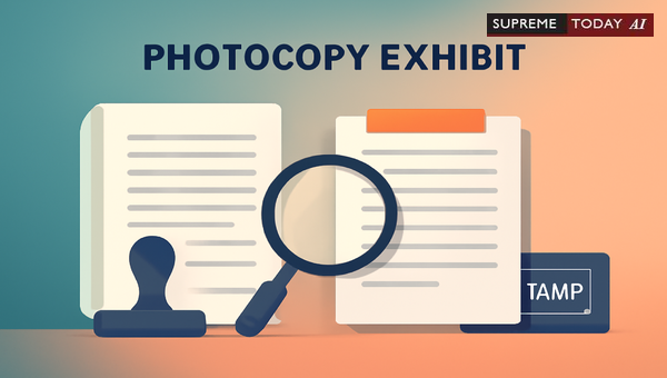 Admissibility of Photocopies as Exhibits: Understanding Secondary Evidence in Indian Courts