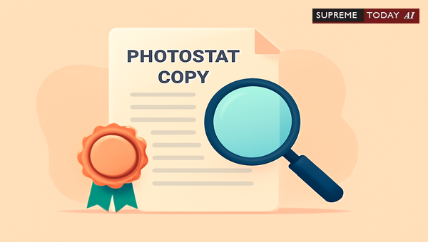 Legal Admissibility of Photostat Copies as Secondary Evidence under Indian Evidence Act