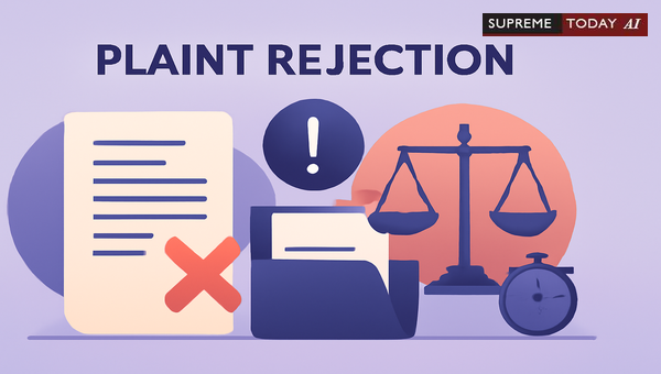Plaint Rejection Principles: Failing to Disclose Limitation Periods in Cause of Action Claims